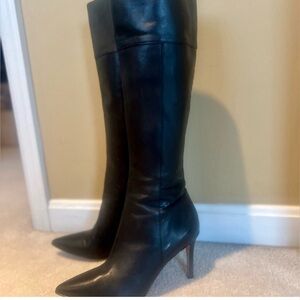 Via Spiga Black Heeled Boots